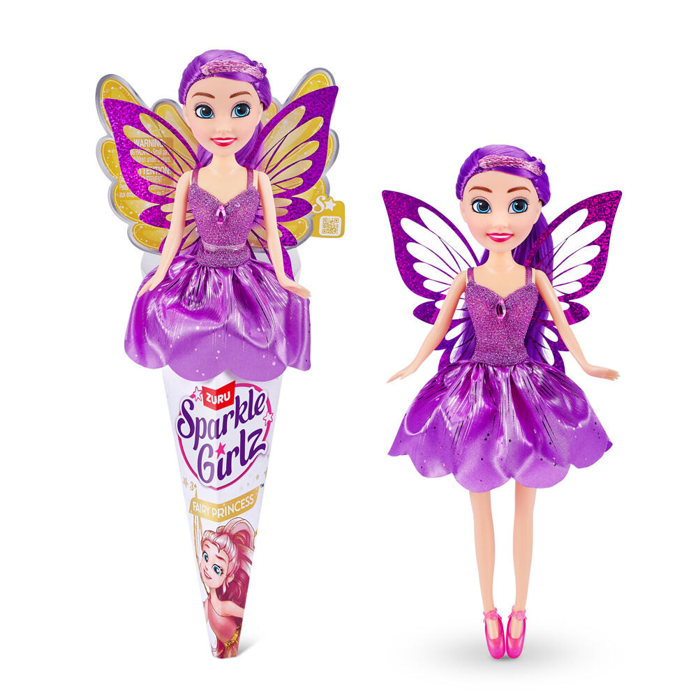 Zuru Sparkle Girlz 10.5 Inch Fairy Doll Kids Imaginative Toy Assorted 3y+ (3 Pack) — image 8