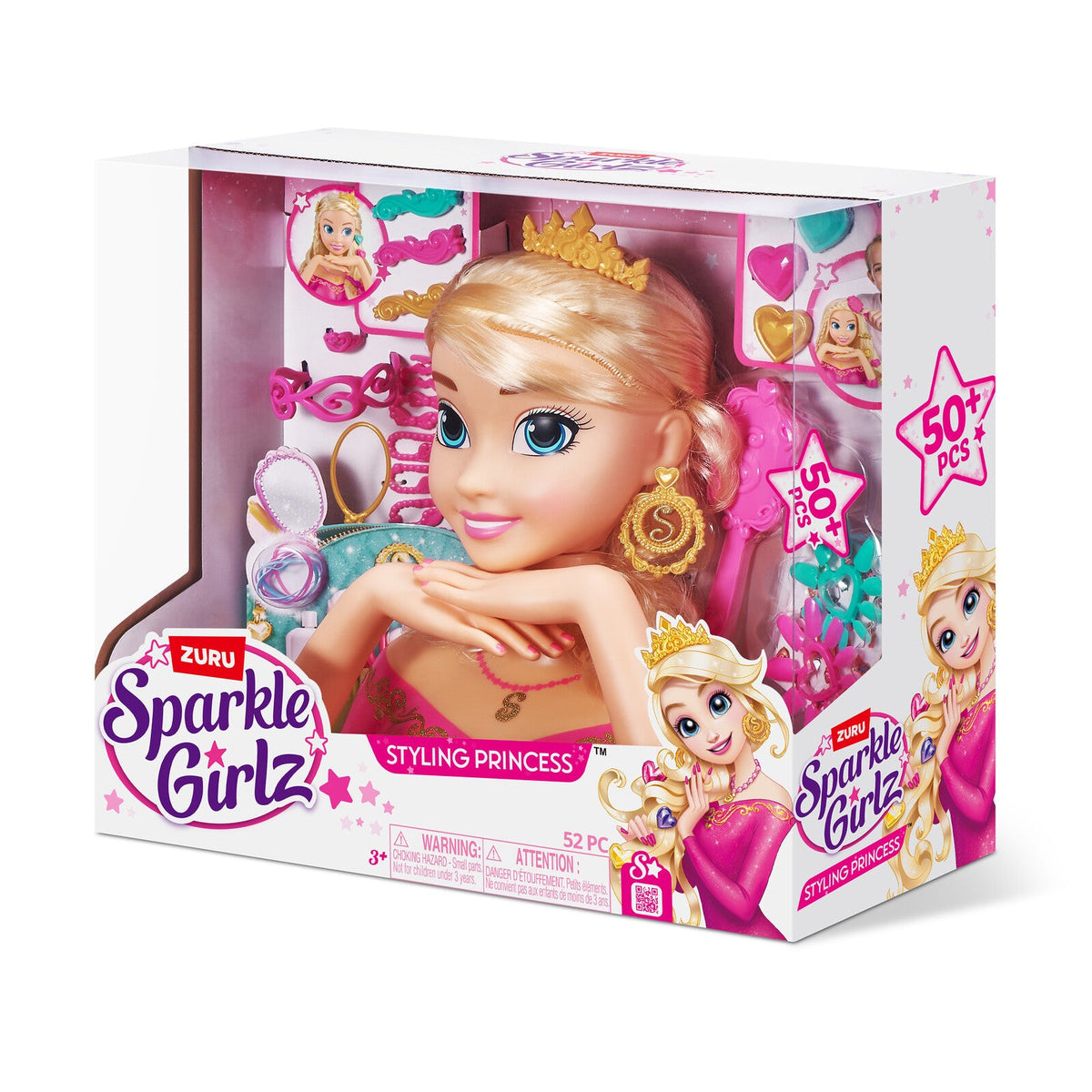 Zuru Sparkle Girlz Kids/Children Fashion Styling Head w/Fantasy Nail Design 3+