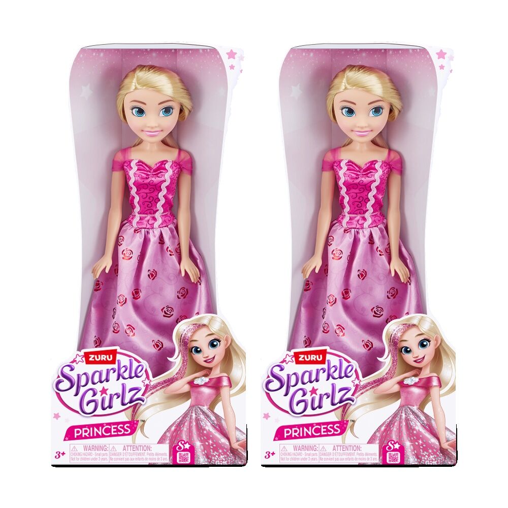 Zuru Sparkle Girlz 18In Princess Doll Playset Kids/Children - 3y+ Assorted (2 Pack)