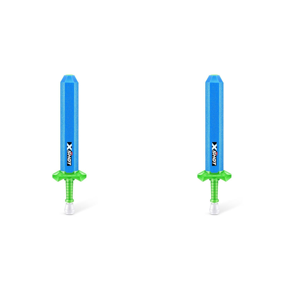 Zuru Xshot Water Blaster/Sword 2-in-1 Children Outdoor Interactive Toy 6y+ (2 Pack)