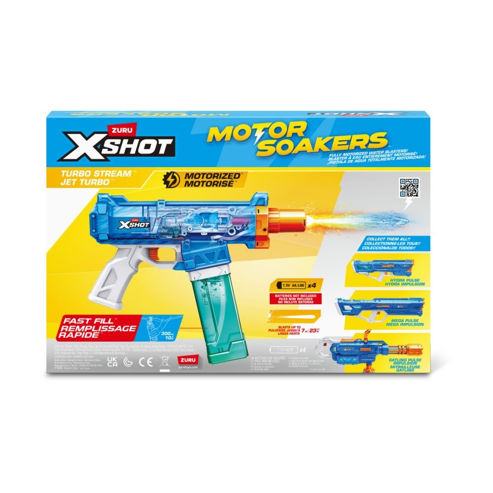 Zuru Xshot Fast Fill Motor Soakers Turbo Stream Water Gun Children/Kids - 5y+ — image 3