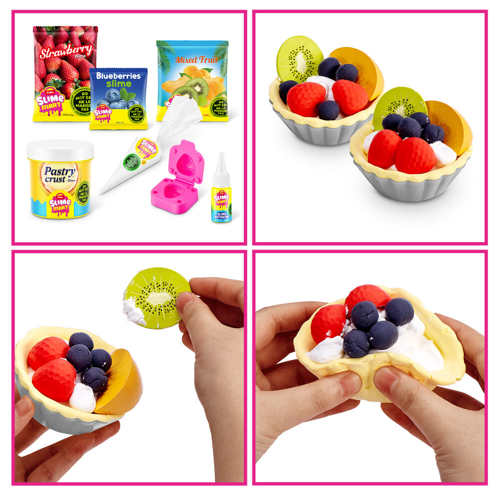 Zuru Slime Mart - Small Shopping Bag Series 1 Fruit Tart Kids Modelling Clay (2 Pack) — image 10