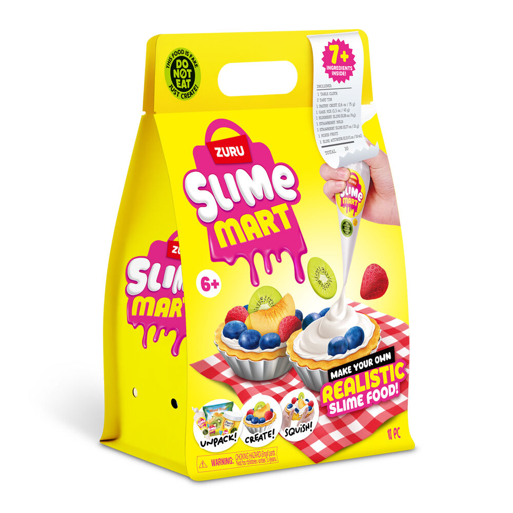 Zuru Slime Mart - Small Shopping Bag Series 1 Fruit Tart Kids Modelling Clay (2 Pack) — image 5