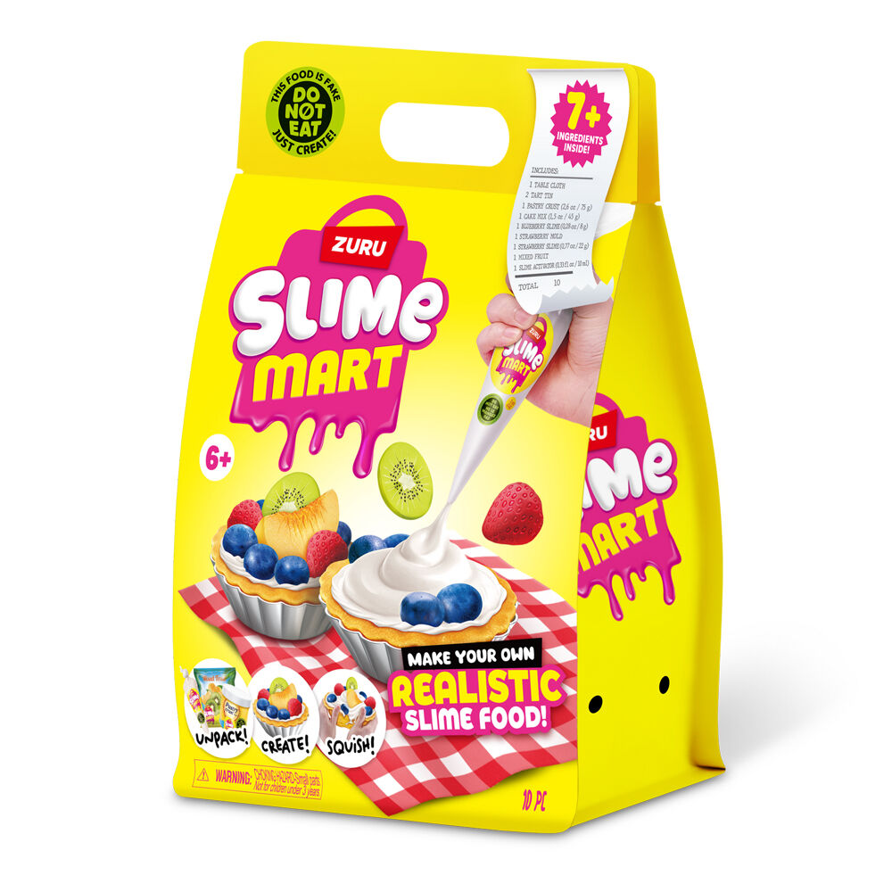 Zuru Slime Mart - Small Shopping Bag Series 1 Fruit Tart Kids Modelling Clay (2 Pack) — image 6