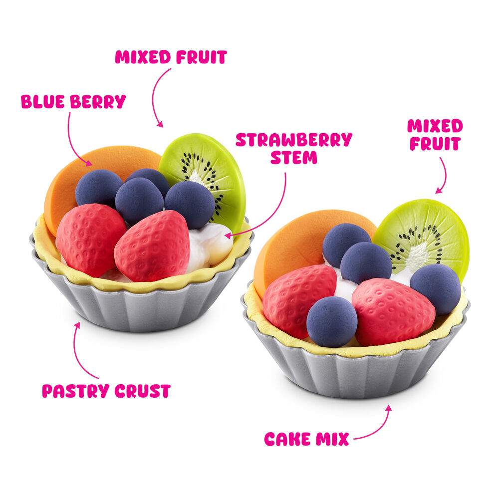 Zuru Slime Mart - Small Shopping Bag Series 1 Fruit Tart Kids Modelling Clay (2 Pack) — image 8