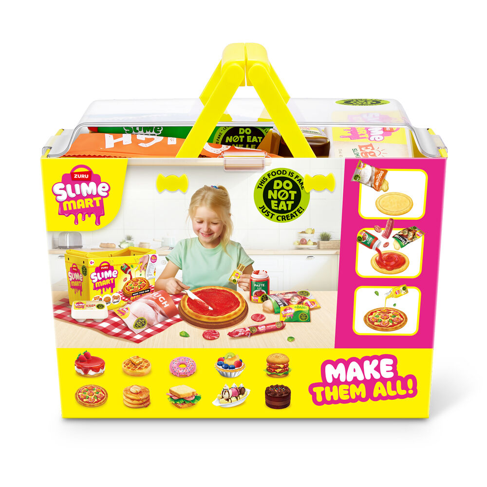 Zuru Kids Modelling Clay Slime Mart - Shopping Basket Series 1 Pizza — image 2