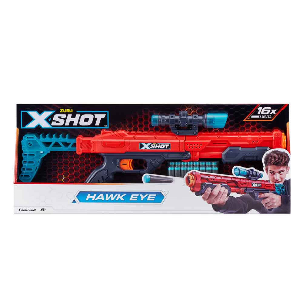 Zuru X-Shot Excel Hawk Eye Dart Shooter w/ 16 Darts/Grip Handle Kids Toy 8+ — image 5
