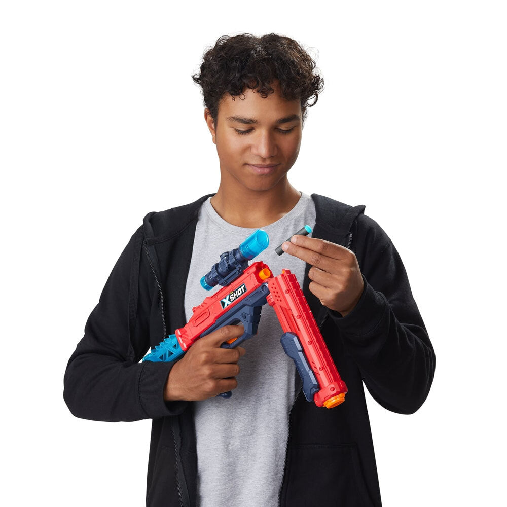 Zuru X-Shot Excel Hawk Eye Dart Shooter w/ 16 Darts/Grip Handle Kids Toy 8+ — image 2