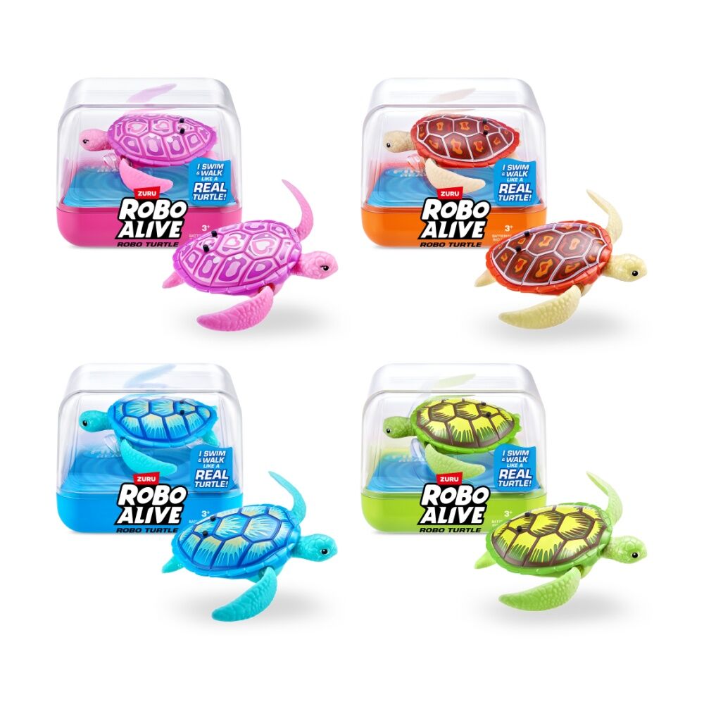 Zuru Robo Alive Turtle Action Figure Kids/Children - 3y+ Assorted (4 Pack) — image 3