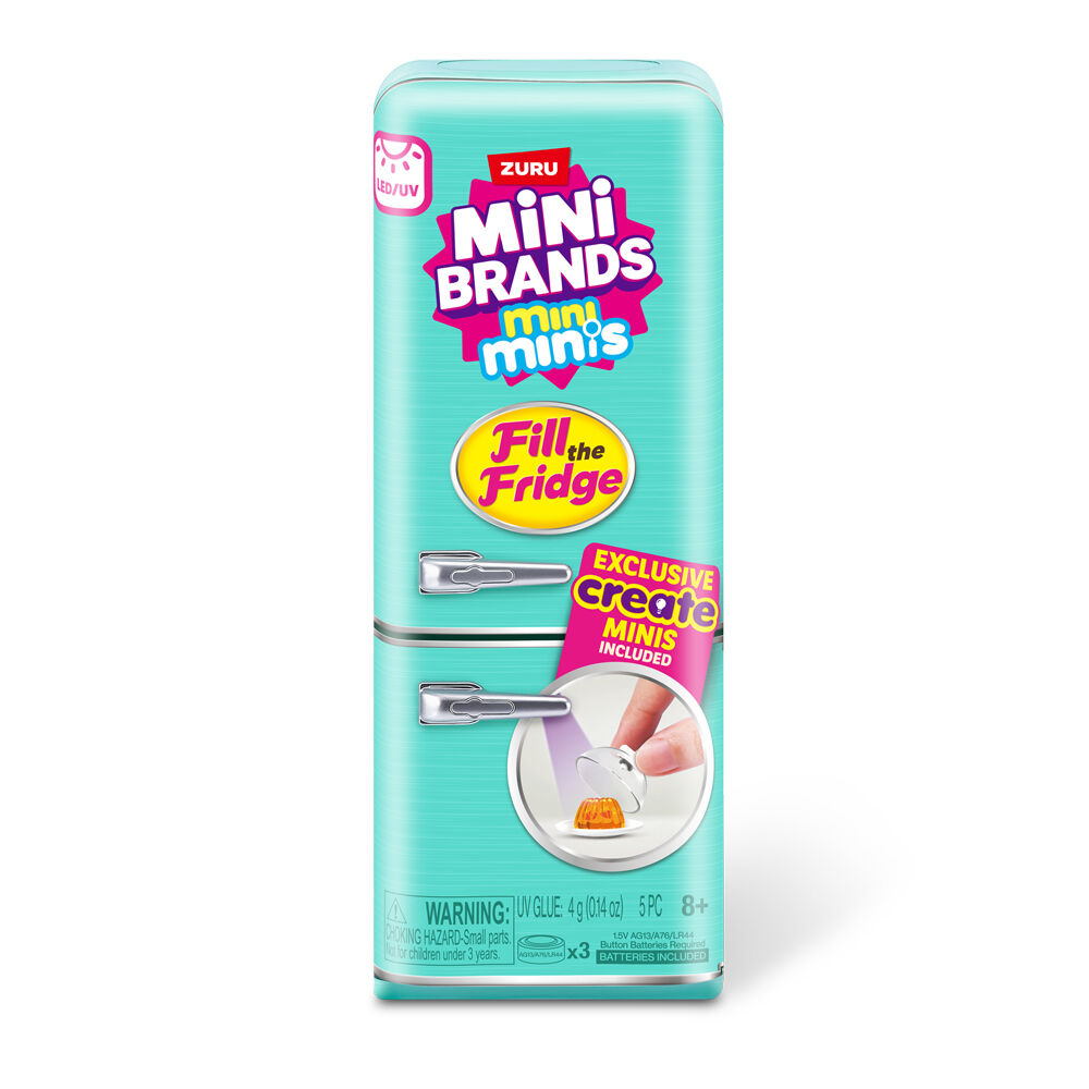 Zuru Mini Brands Fill the Fridge Playset with UV Light Children/Kids 8y+