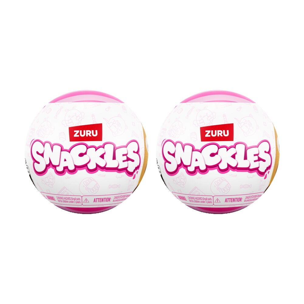 Zuru Snackles Core 5In Capsule Wave 3 Soft Toy Plush Kids - 3y+ Assorted (2 Pack)
