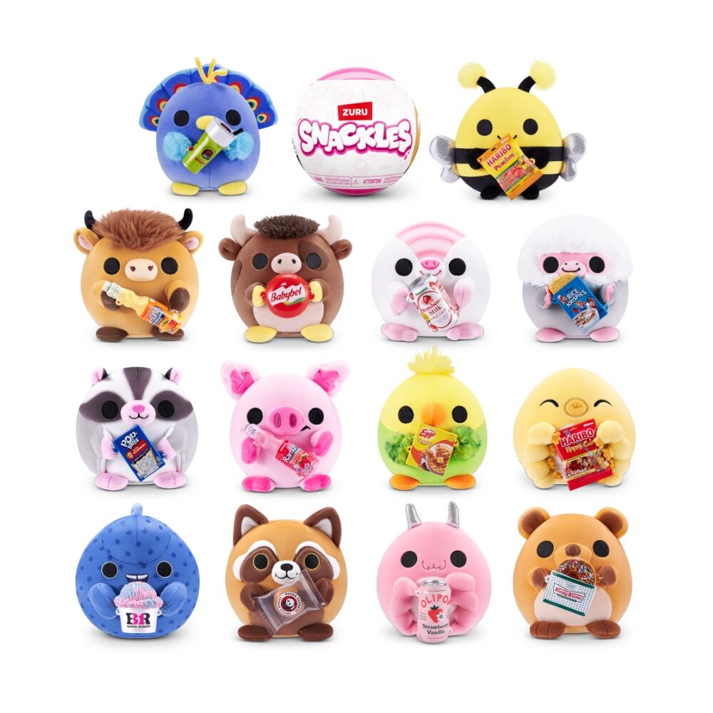 Zuru Snackles Core 5In Capsule Wave 3 Soft Toy Plush Kids - 3y+ Assorted (2 Pack) — image 3
