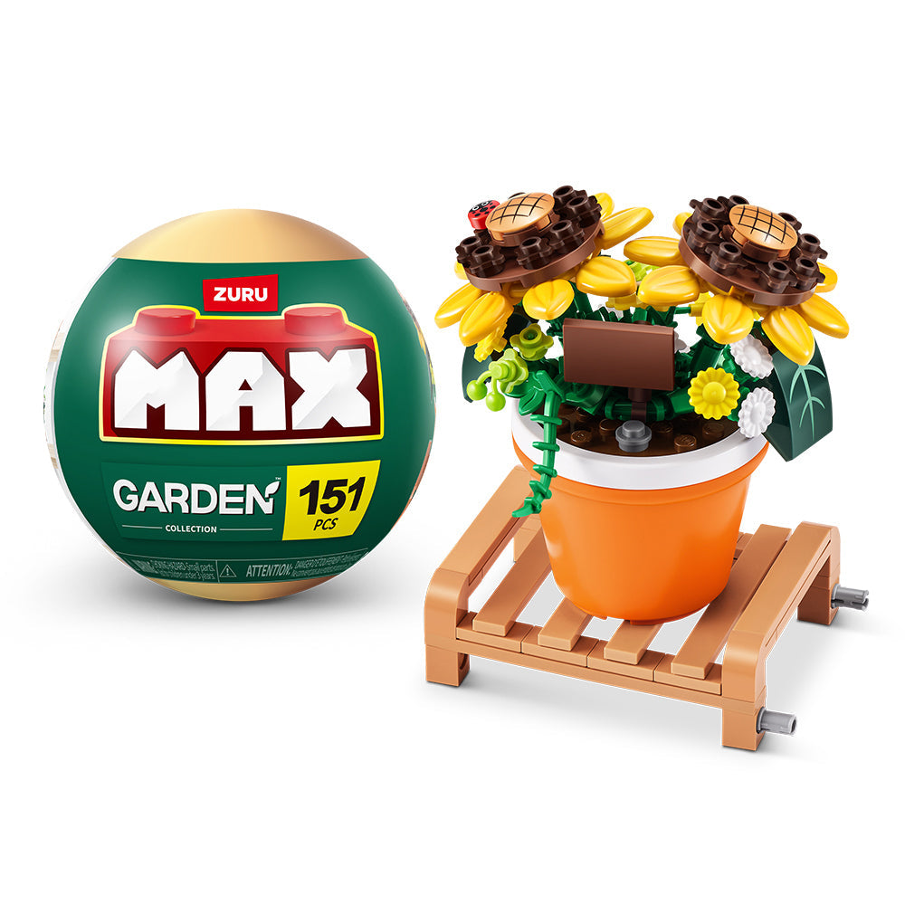 Zuru Max Premium Garden Pot Series Building Bricks Kids Toy Set 8y+ (151 Pieces)