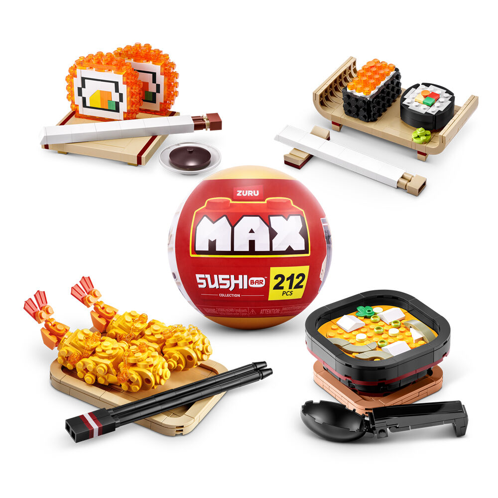 Zuru Max Premium Sushi Bar Brick Building Set Collection Kids/Children 8y+ (2 Pack) — image 2