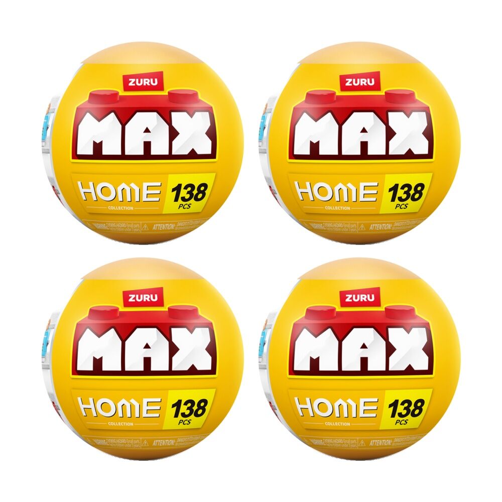 Zuru Max Premium Home Series 1 Miniatures Kids/Children - 3y+ Assorted (4 Pack)