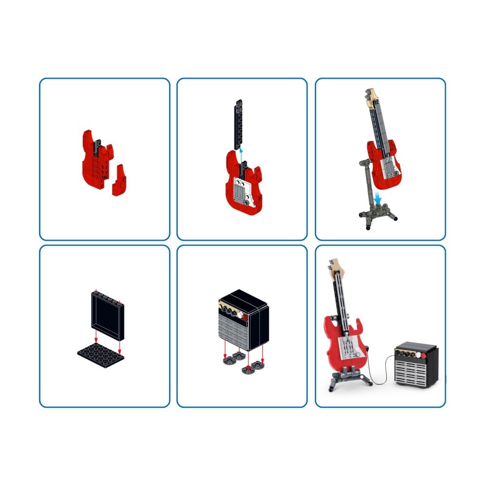 Zuru Max Premium Retro Series 2 Guitar & Amp Miniatures Children/Kids - 8y+ — image 5