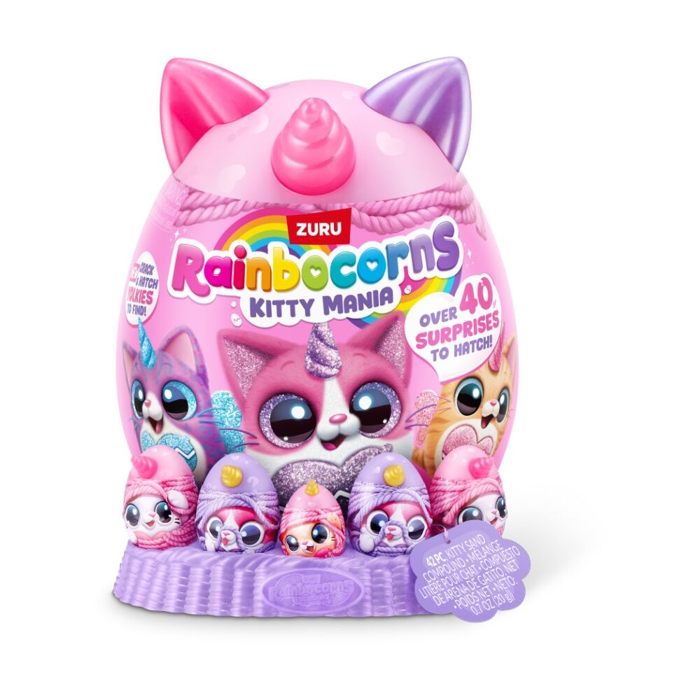 Zuru Rainbocorns Eggzania Kittymania Plush Soft Toy Children/Kids - 3y+