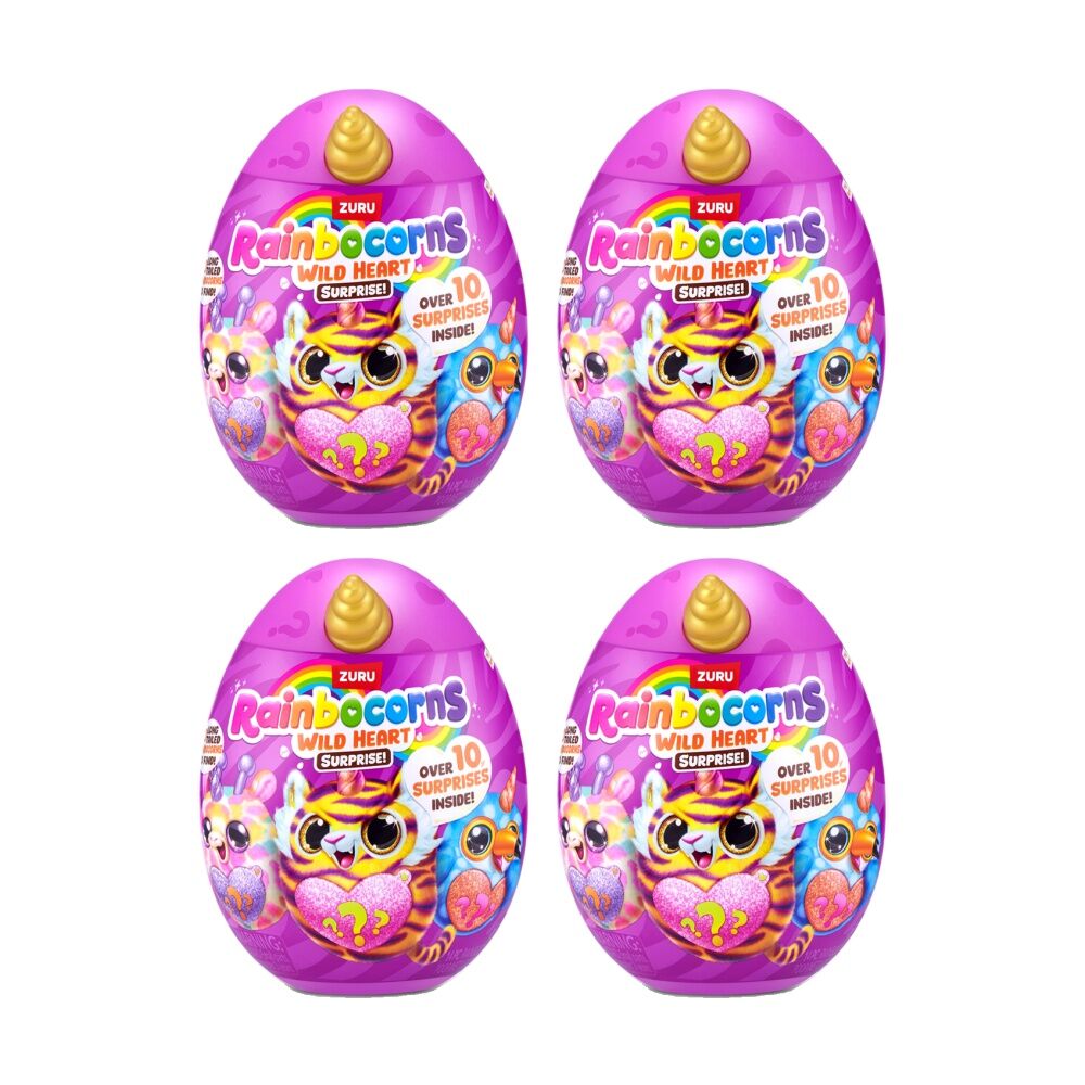 Zuru Rainbocorns Sparkle Wild Heart Surprise Series 1 Toy - 3y+ Assorted (4 Pack)