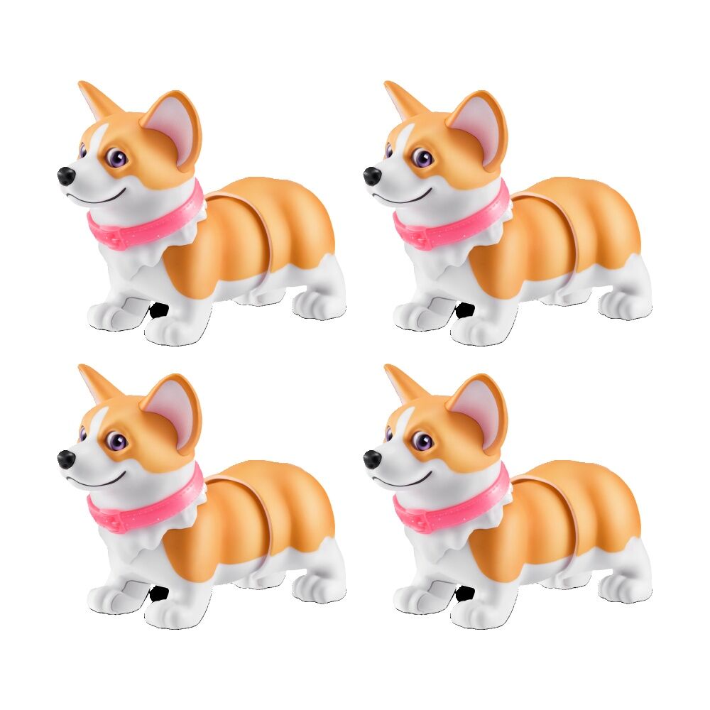 Zuru Pet's Alive Booty Shakin Pups Miniatures Kids/Children - 3y+ Assorted (4 Pack)