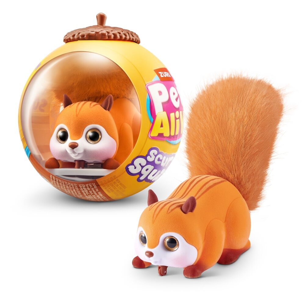 Zuru Pet's Alive Scurry n Squirrel Plush Soft Toy Children/Kids - 3y+ Assorted — image 5