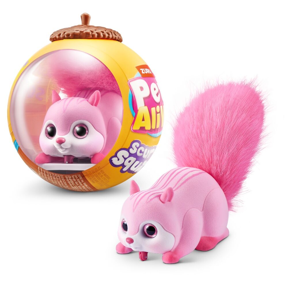 Zuru Pet's Alive Scurry n Squirrel Plush Soft Toy Children/Kids - 3y+ Assorted — image 6
