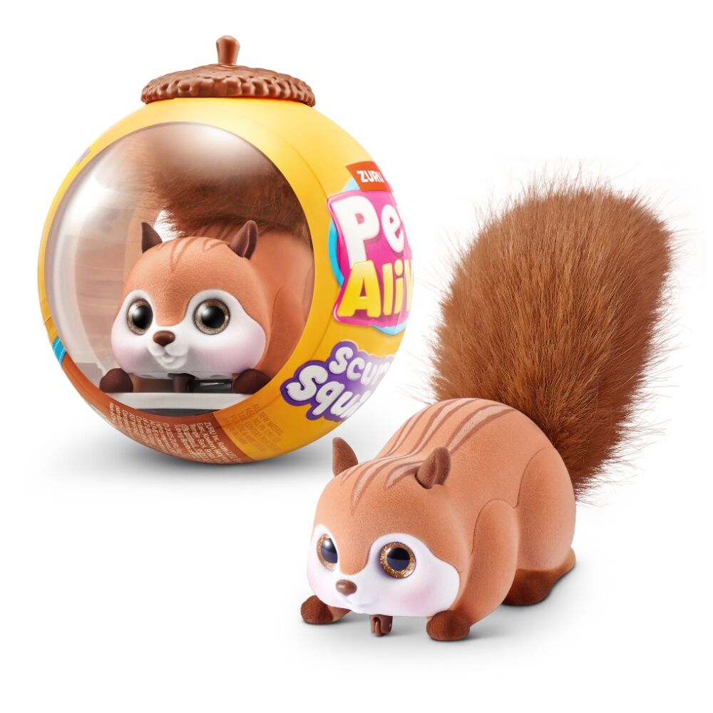 Zuru Pet's Alive Scurry n Squirrel Plush Soft Toy Children/Kids - 3y+ Assorted — image 8