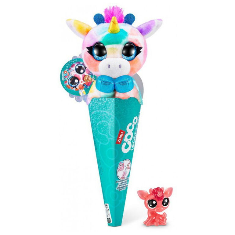 Zuru Coco Surprise Fantasy Cone Plush Kids/Children Toy Fun Play Assorted 3+ (2 Pack) — image 2