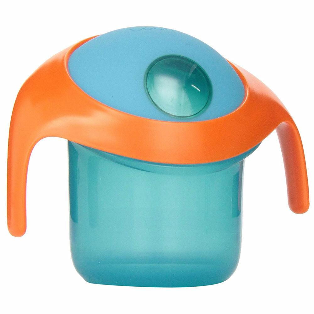 Boon Nosh Baby/Toddler/Kids Feeding Snack Container Food Cup 9m+ w/ Lid Blue (3 Pack) — image 2