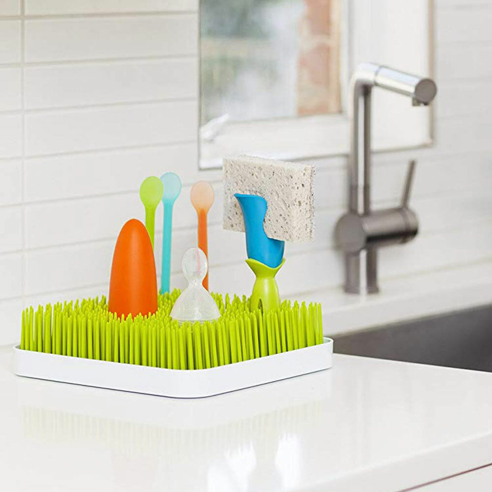 Boon Bud Baby Bottle/Feeding Drying Rack Accessories for Lawn Countertop Green — image 3