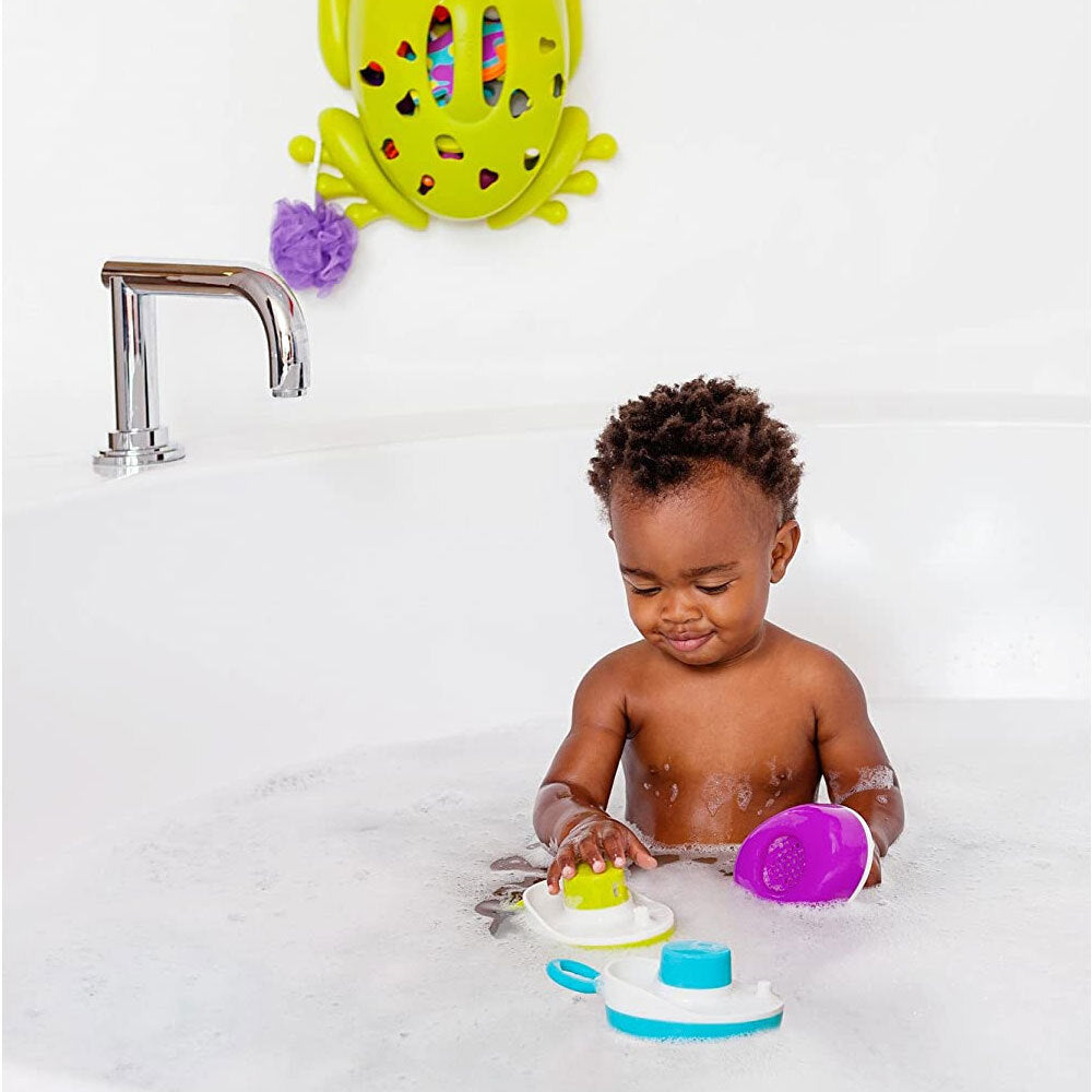 Boon Tones Musical Water Boats Set Bath/Bathing Kids/Baby/Toddler Toys 1y+ (3 Pack) — image 4