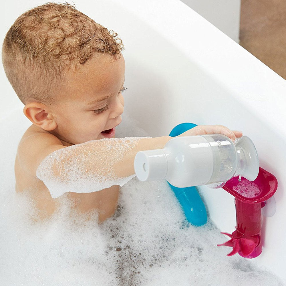 Boon Tubes Building Bath Toy Set Bathing Water Tub Play Suction Cup Kids/Toddler — image 4