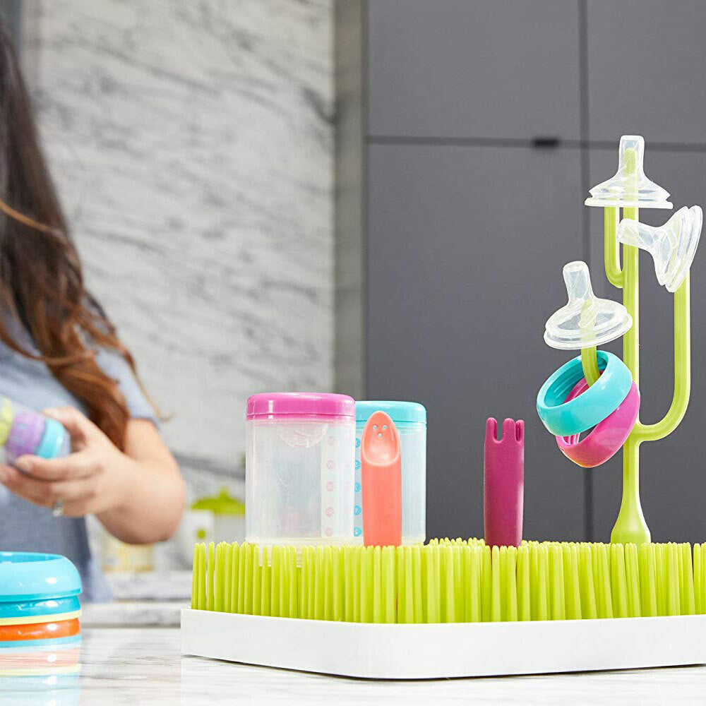 Boon Poke Baby Bottle/Feeding Drying Rack Accessories for Grass Countertop Green — image 4