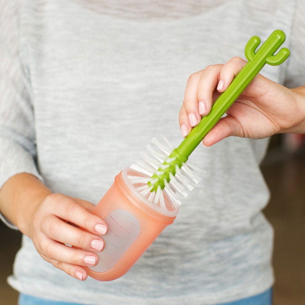 Boon Cacti Bottle Brush Set - White/Green (4 Pieces) — image 4