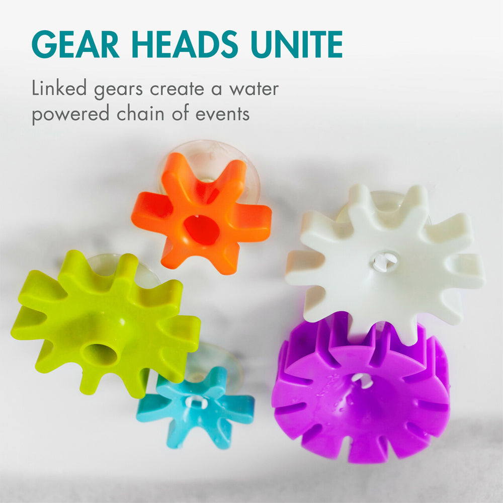 Boon Pipes/Tube/Cogs Bath Fun Toy Shapes Bundle Baby/Kids Children 12m+ (13 Pieces) — image 3