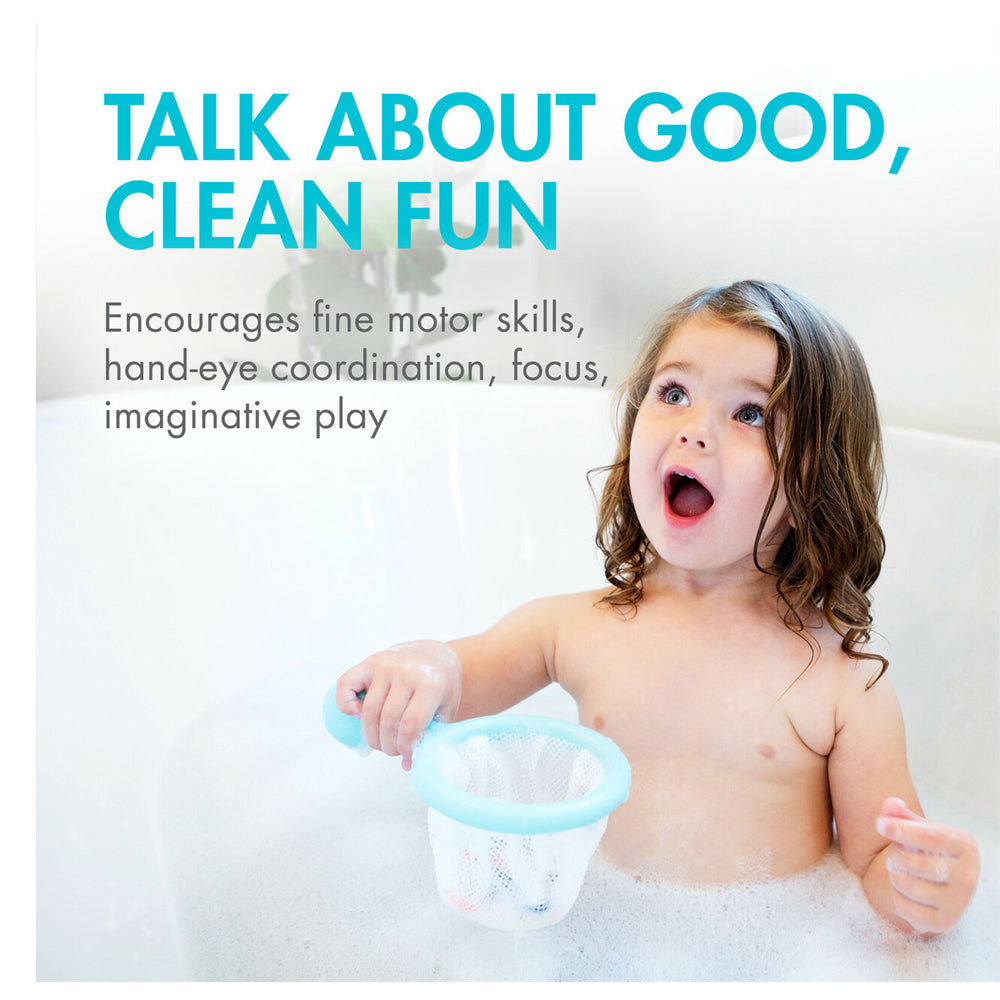 Boon Water Bugs Bath Play Toy Floating Fun w/ Fishing Net Baby/Kids 10m+ (4 Pieces) — image 2