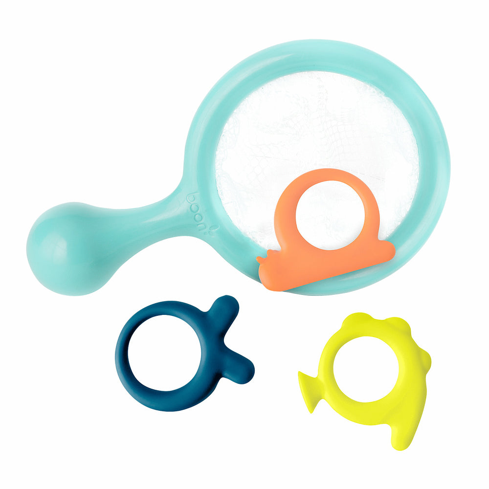 Boon Water Bugs Bath Play Toy Floating Fun w/ Fishing Net Baby/Kids 10m+ (4 Pieces)