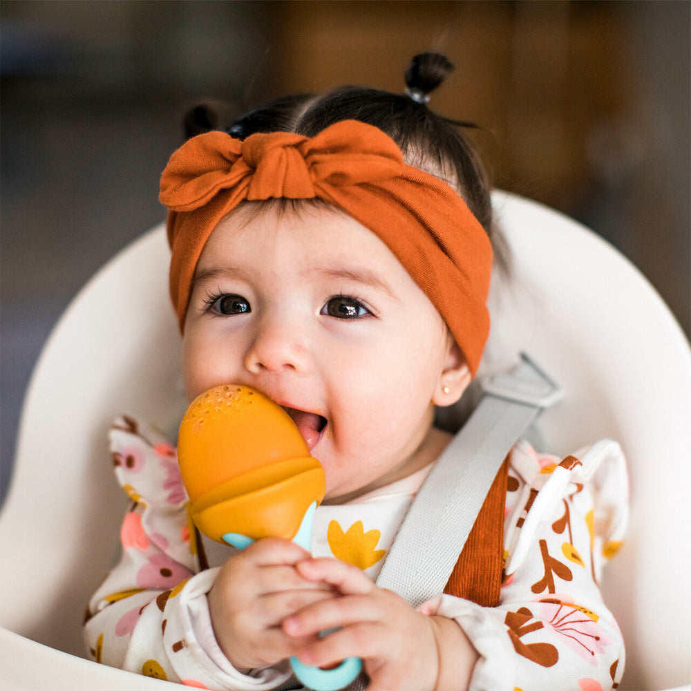 Boon Pulp Silicone Feeder Fruit/Vegetable Pacifier Baby 6m+ Mint/Charcoal (2 Pieces) — image 4