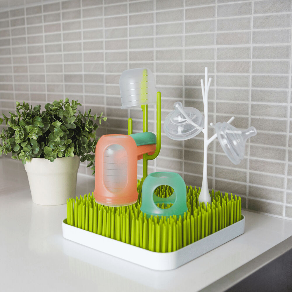 Boon Poke/Twig 27cm Bottle Drying Rack Accessory White/Green (2 Pack) — image 3