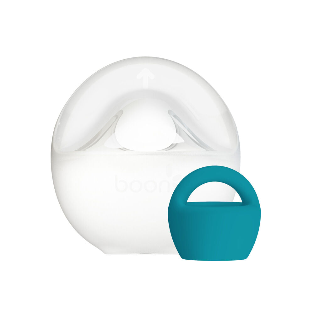 Boon Trove Silicone Manual Breast Pump 88ml Milk Collector 11x11cm White — image 3