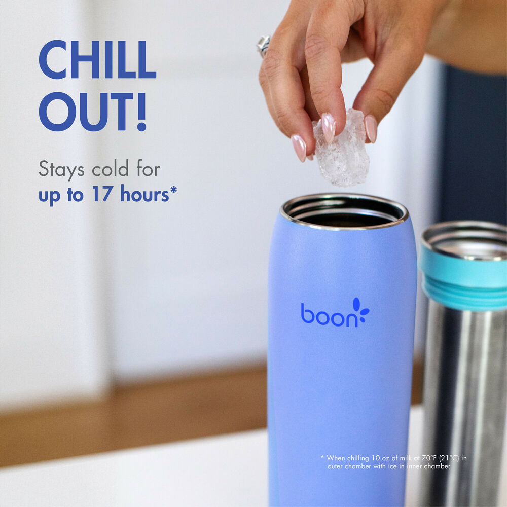 Boon Blue 700ml Frosh Stainless Steel Breast Milk Storage Flask/Container — image 7