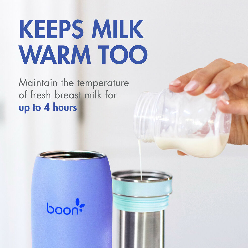 Boon Blue 700ml Frosh Stainless Steel Breast Milk Storage Flask/Container — image 8