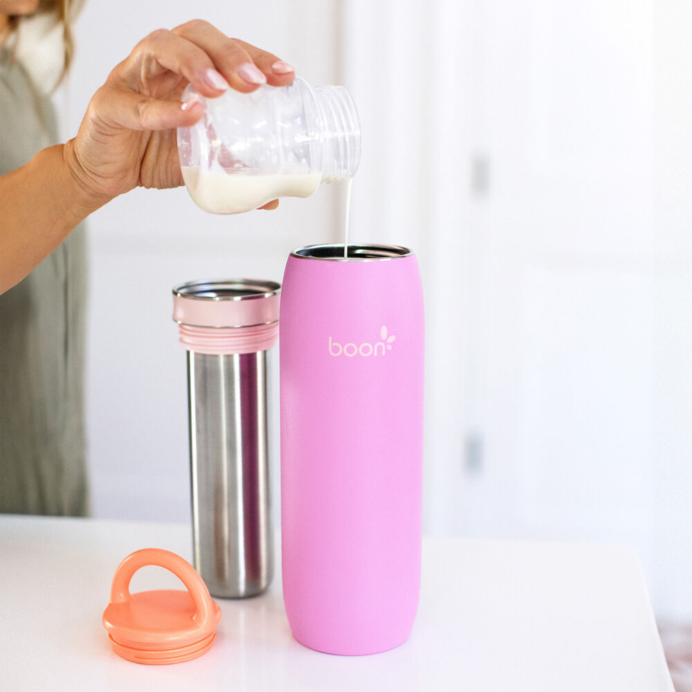 Boon Purple 700ml Frosh Stainless Steel Breast Milk Storage Flask/Container — image 4