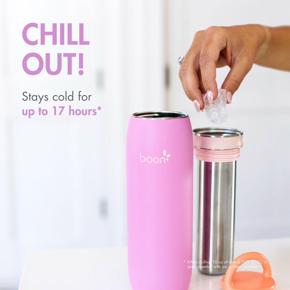 Boon Purple 700ml Frosh Stainless Steel Breast Milk Storage Flask/Container — image 6