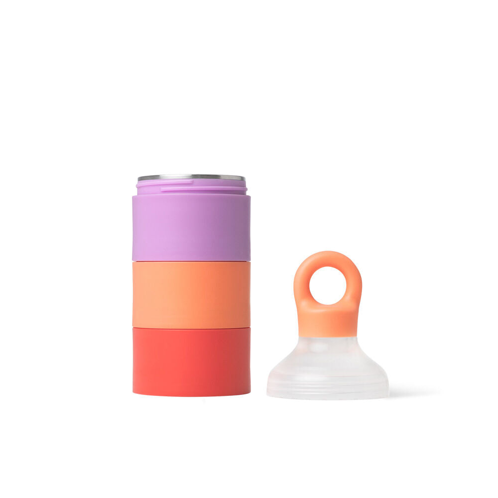 Boon Triful Stainless Steel Insulated Baby Formula Container 8oz Pink (2 Pack) — image 4