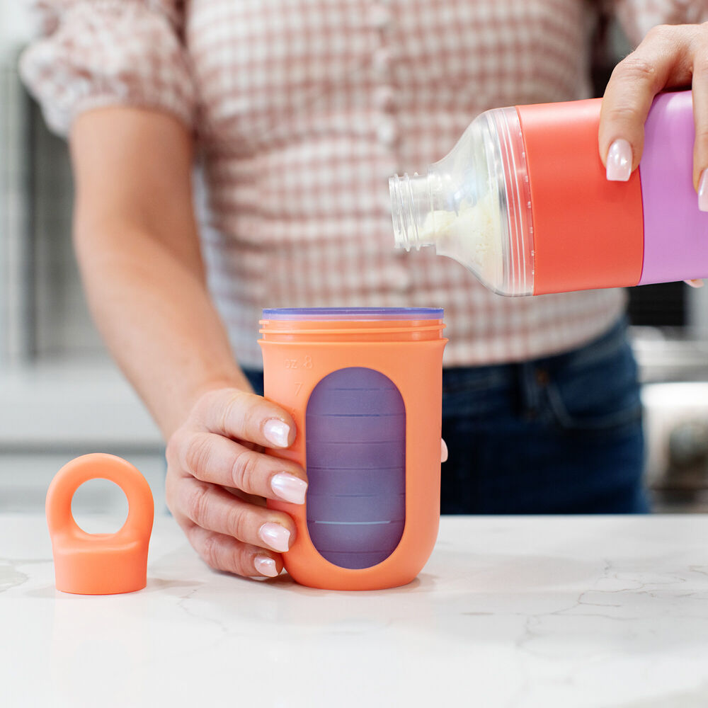 Boon Triful Stainless Steel Insulated Baby Formula Container 8oz Pink (2 Pack) — image 8