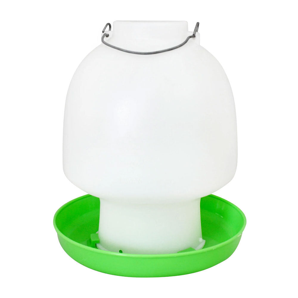 Showmaster Show Master Green and White Ball Type Poultry/Bird Drinker 115 2.5L (2 Pieces)