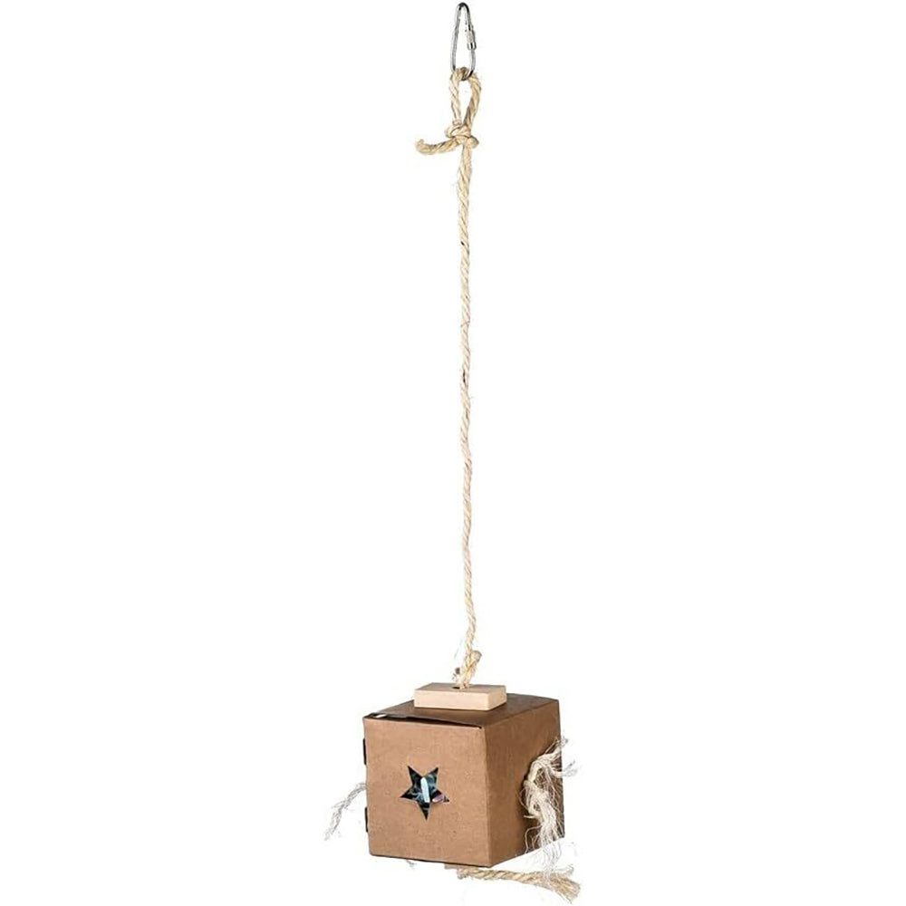 Nature Island Hanging Shred & Find Foraging Pet Bird Cage Interactive Fun Toy
