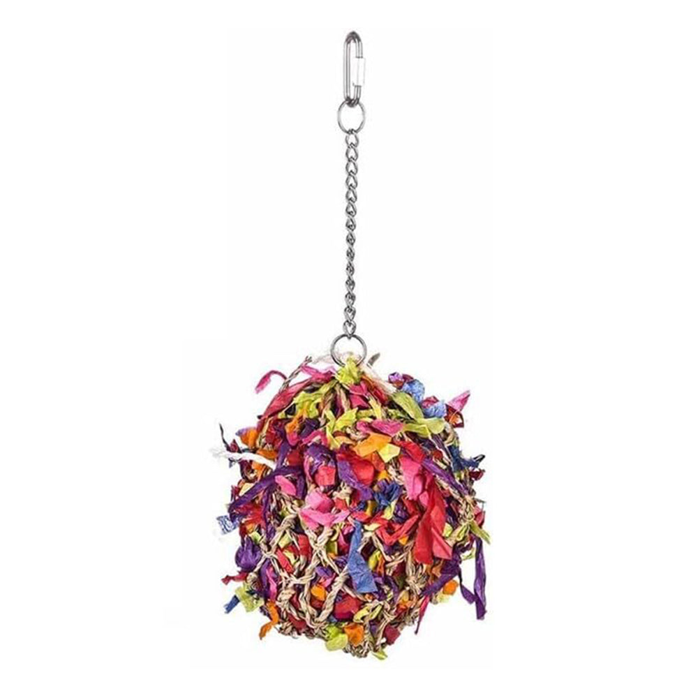 Nature Island Hanging Super Shredding Ball-M Bird Pet Interactive Cage Fun Toy