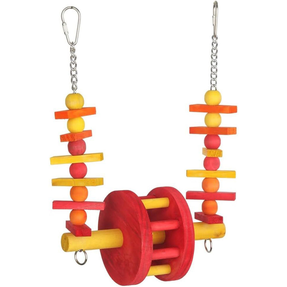 Nature Island Ferris Wheel Swing Bird Pet Interactive Fun Exercise Cage Toy