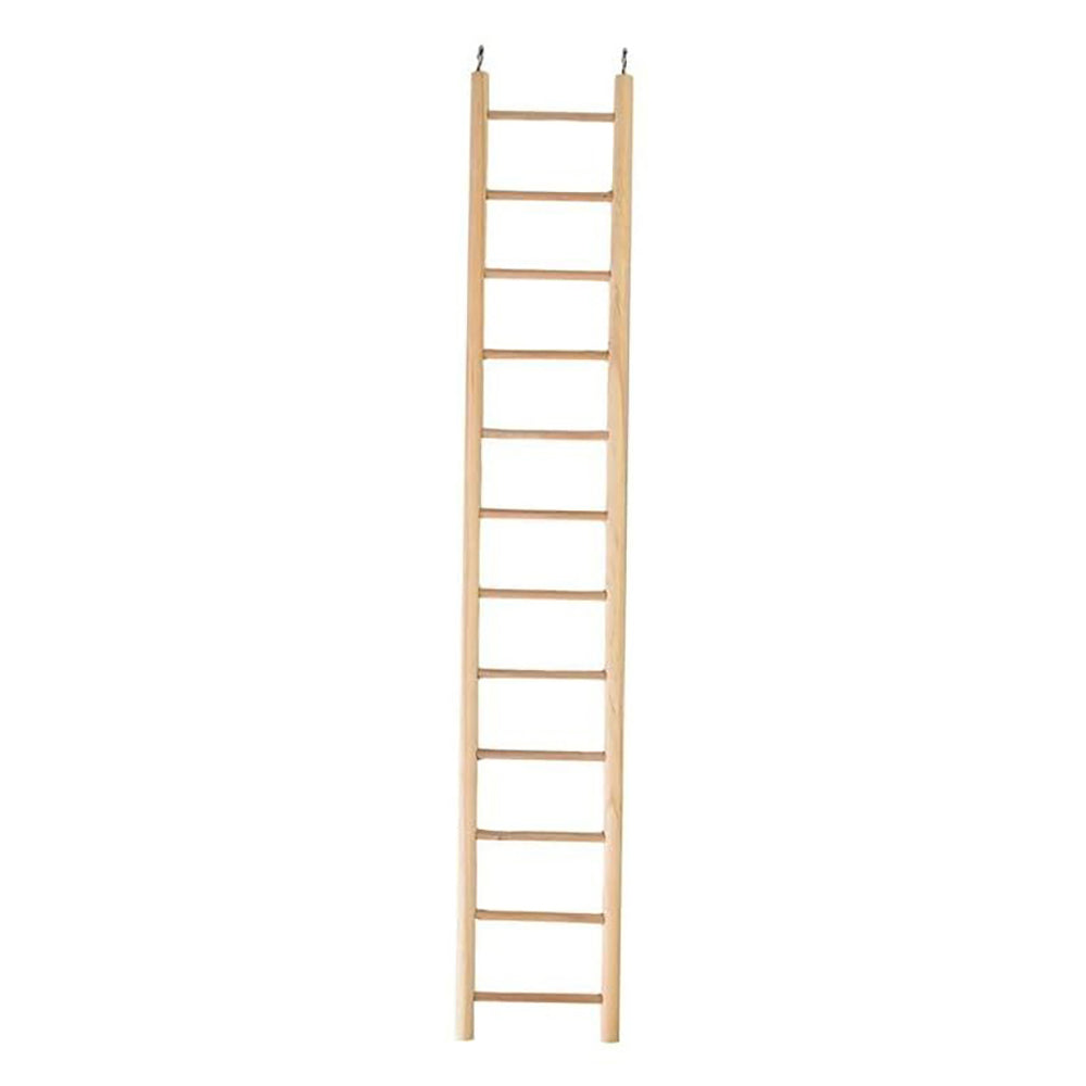 Nature Island 57cm Plain Wooden 12 Step Bird Pet Exercise Climb Fun Toy Ladder